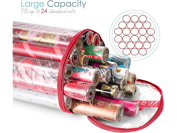 Hearth & Harbor Wrapping Paper Storage Container