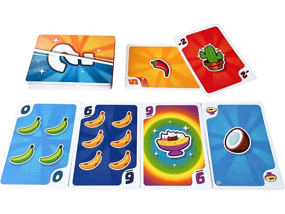 Blue Orange Fifty Fruity Party Card Game for Kids