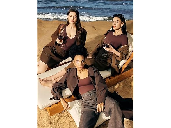 Mobeso Women's Mock Neck Sleeveless