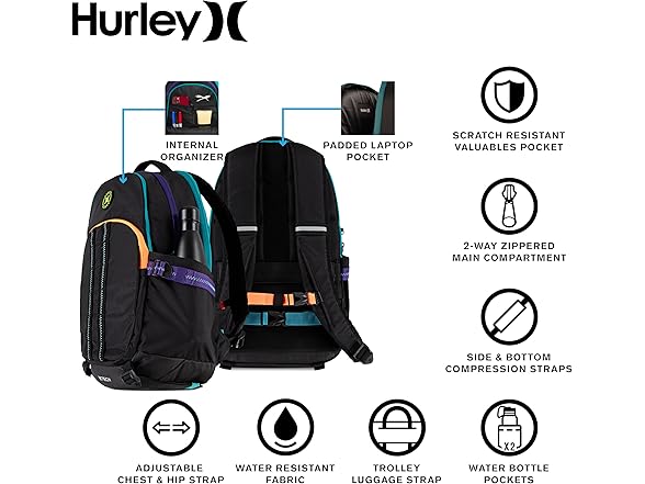 Hurley Commuter Travel Backpack