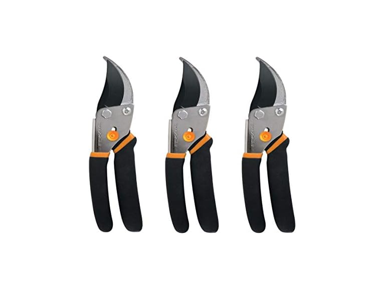 Fiskars 10.75" Bypass Pruner, 3 Pack