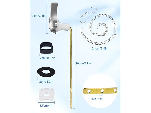 WINONLY Universal Toilet Handle Replacement Kit