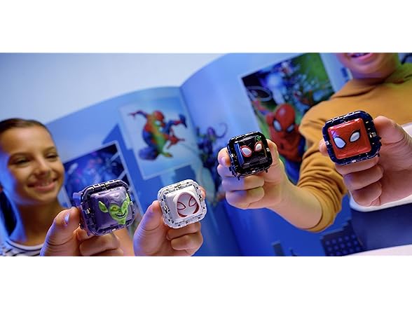 Battle Cubes Spider-Man, Miles Morales VS Rhino