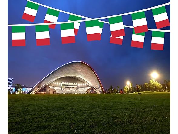 LUSEOAN 2 Packs Italy Italian Republic Mini Flag 