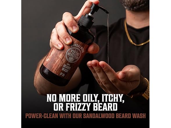 Viking Revolution Beard Wash & Beard Conditioner Set