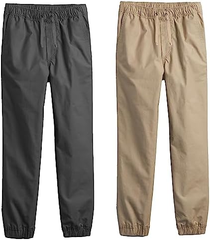 2PK Toddler's Classic Twill Joggers