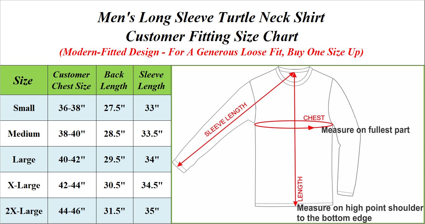 Mens 3PK L/S Turtle Neck Shirts - Gallery 7