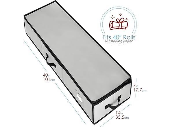 Hearth & Harbor Wrapping Paper Storage Container