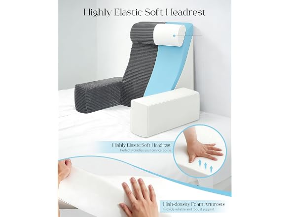 Seniny Reading Pillow, Back Support