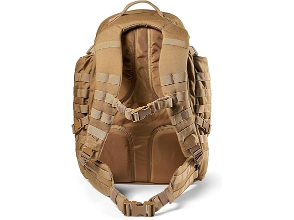 5.11 Tactical Backpack – Rush 72 2.0 – Pack and Laptop Compartment, 55 Liter, Large, Style 56565 – Kangaroo (Open Box)