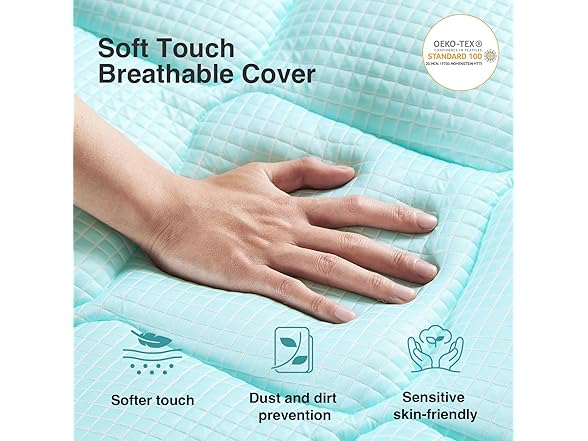 Novilla Cooling King Mattress Topper