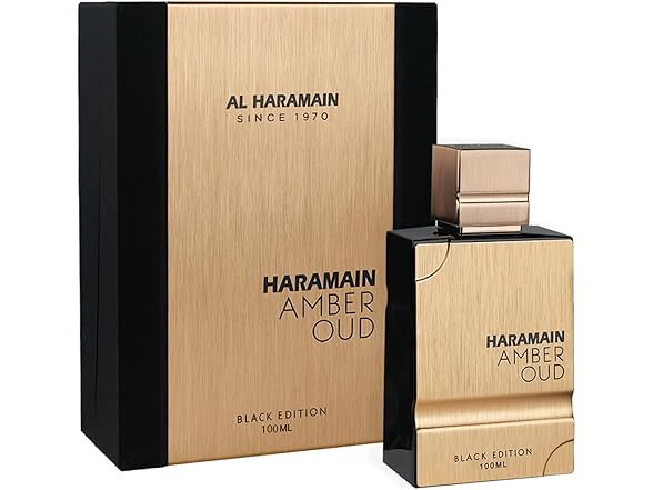 Al Haramain Amber Oud Black Edition Unisex Eau de Parfum, 100-mL