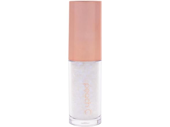 Peach C Champagne Eye Glitter 01 Pure White