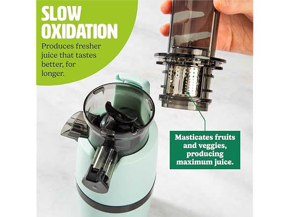 Tasty Slow Juicer, Aqua