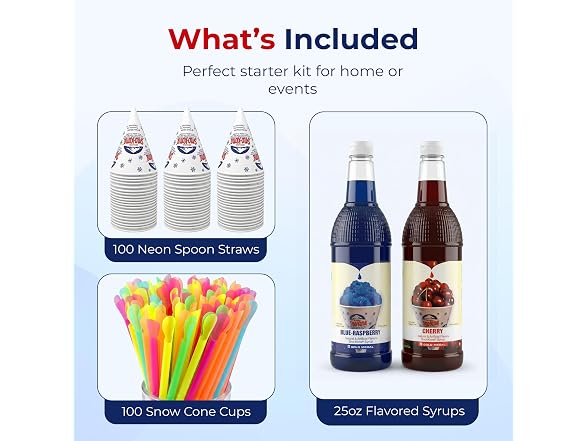 Concession Essentials Snow Cone Kit