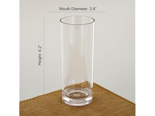 CITYPOINT 4-Pack 12 Oz Clear Plastic 