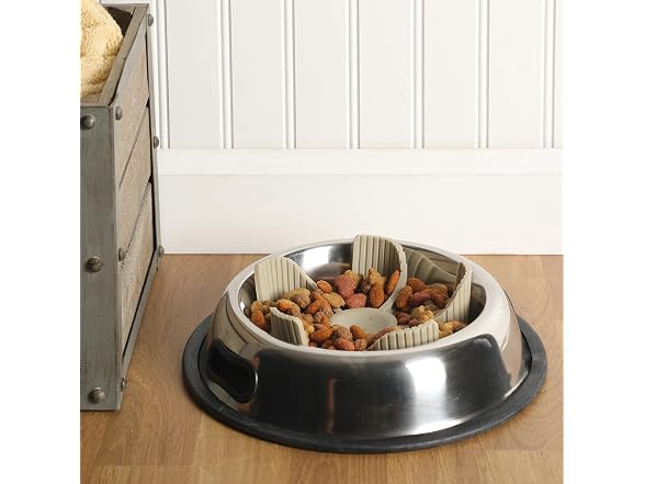 Gibson Home Curious Canines 7.5” Slow Feeder Dog Bowl Insert