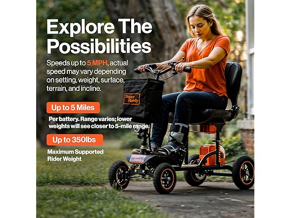 SuperHandy Explorer Mobility Scooter