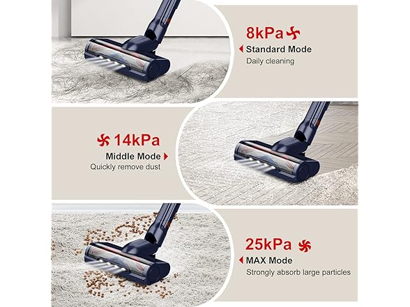 Whall EV-691 Whall Cordless Vacuum Cleaner, 25kPa Suction 