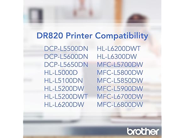 Brother BROTHER DR820 Brother DR-820 Genuine-Drum Unit, Seam (Open Box)