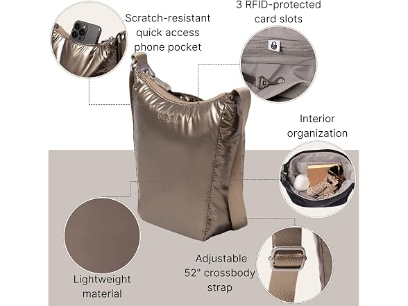 Baggallini Swift Mini Crossbody Bag for Women