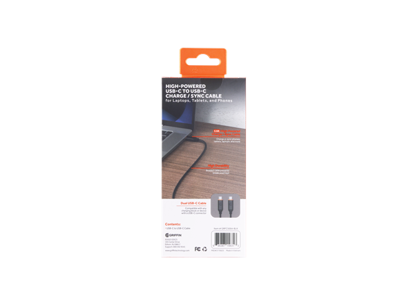 6FT High-Powered USB-C to USB-C Cable