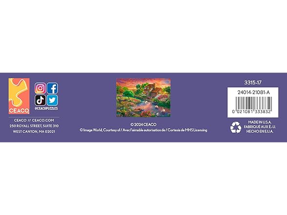 Ceaco- Sunset Swans 1000Pc Jigsaw Puzzle