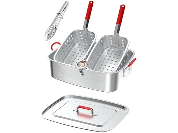 18QT+Dual Basket+Tong