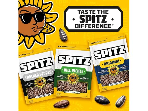 Spitz Dill Pickle Sunflower Seeds 16oz