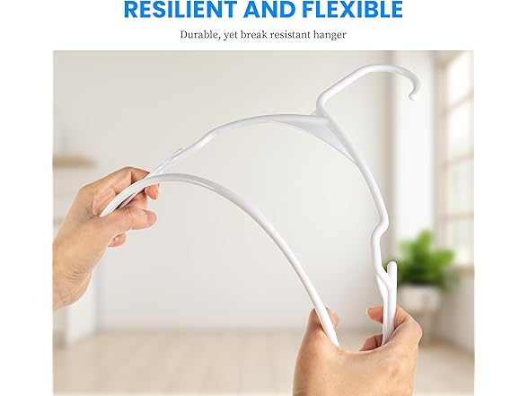 Simple Deluxe 50 Pack Plastic Hangers