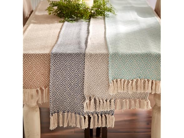 DII Braided Farmhouse Table Runner, 15 x 72 inches