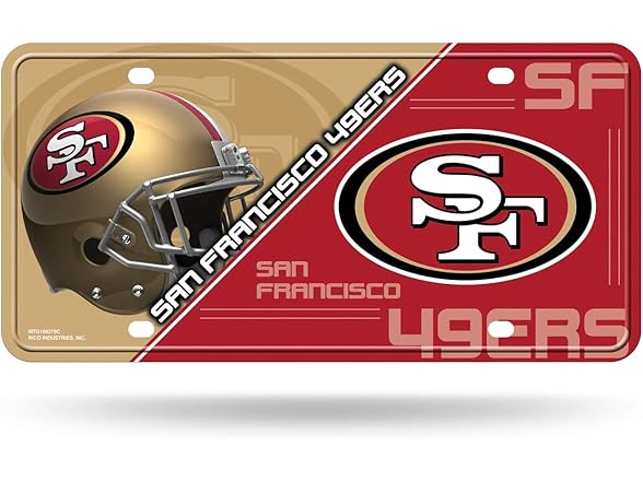 San Francisco 49ers License Plate