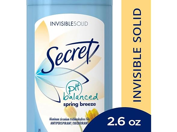 Secret Solid Invisible Spring Breeze 2.6oz