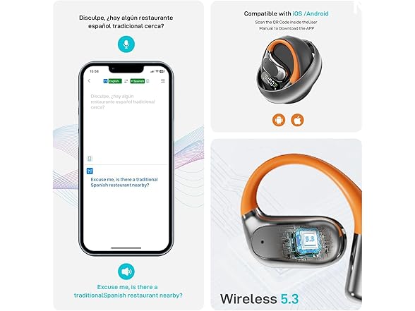 XIXIGOU 144 Language Ai Translator Earbuds