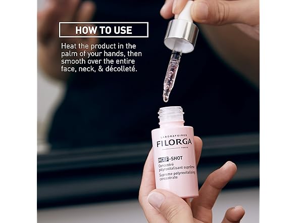 Filorga NCEF-Shot Anti-Aging Serum, Concentrated Wrinkle Reducing Treatment