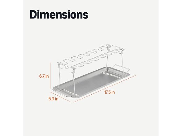 Amazon Basics Chicken Leg and Wing Rack