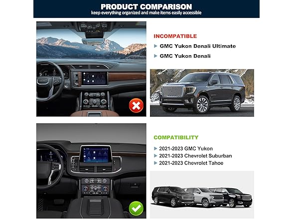 Nosxxus Dash Storage Tray for 2021-2023