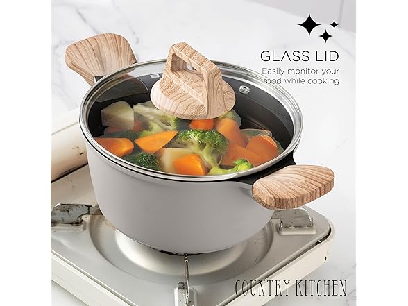 Country Kitchen Pots and Pans Set