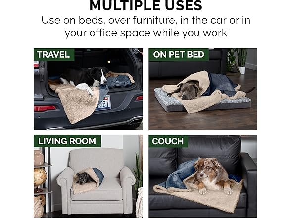 Furhaven Waterproof Self-Warming Blanket