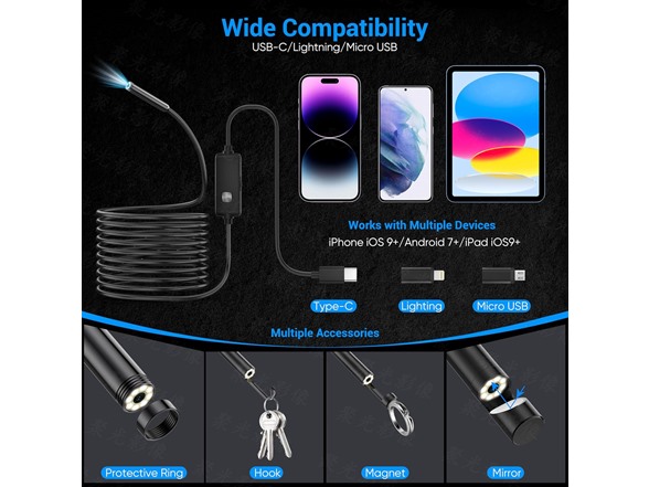 16ft Lens High Definition Endoscope