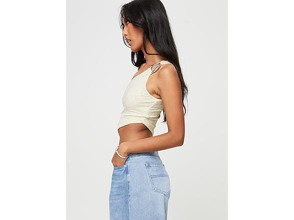 Princess Polly Toomba Textured One Shoulder