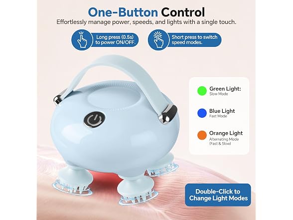 Scalp Massager, Waterproof Head