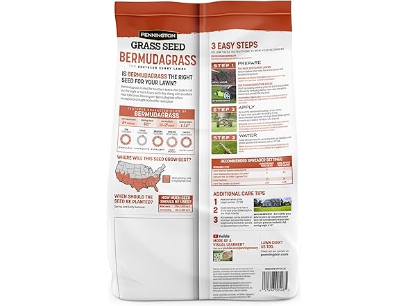 Pennington Bermudagrass Grass Seed 5 lb