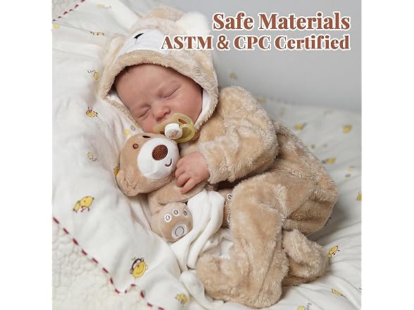 BABESIDE 17" Reborn Baby Doll, Boy
