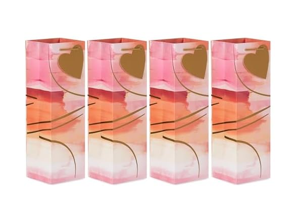 Hallmark Bottle Gift Bags, 4-Pack