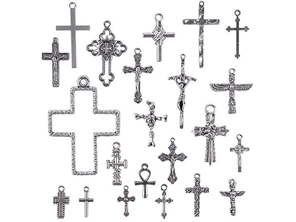 Jdesun 22 Pieces Mixed Styles Crosses