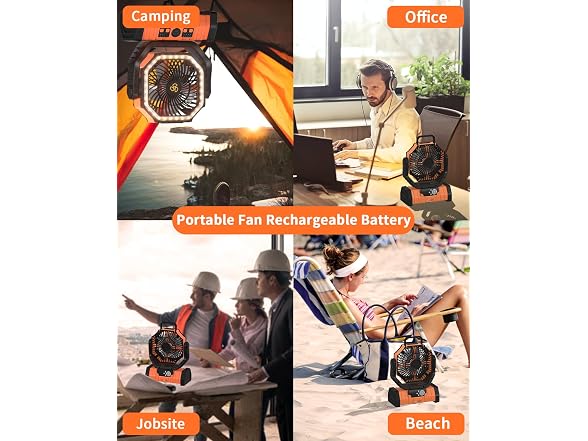 ADUST Camping Fan 20000mAh Battery