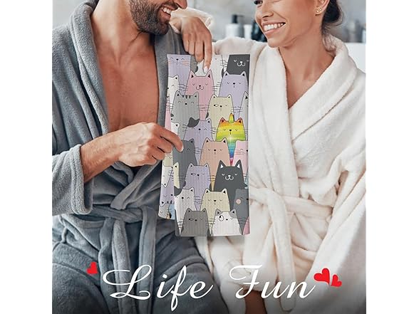 Iznomo Funny Unicorn Kitchen Towels