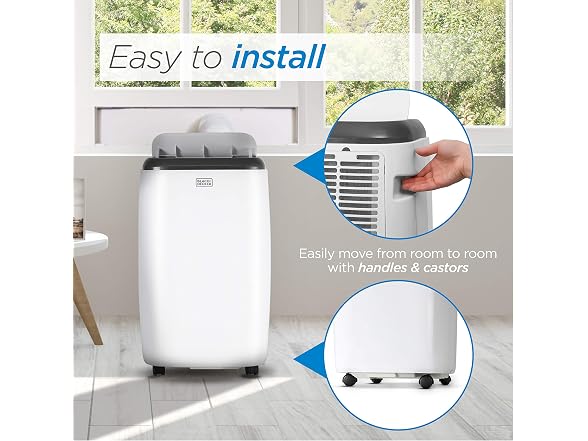 BLACK+DECKER BPP06WTB 6,000 BTU AC
