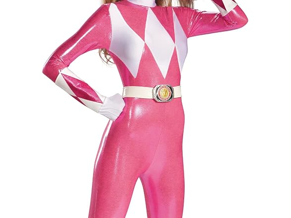 Disguise Women's Power Rangers Pink Ranger Costume Large